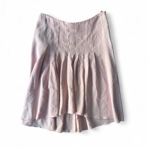 Prada pink pleated skirt